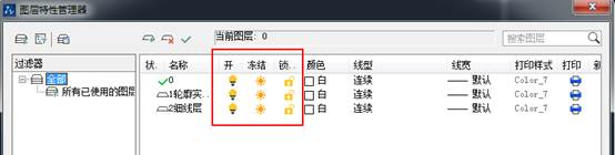 圖層管理器中關(guān)閉圖層與凍結(jié)圖層的區(qū)別是哪些？